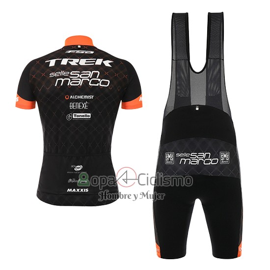 Trek Ropa Ciclismo Culotte Corto 2017 Mangas Cortas Negro